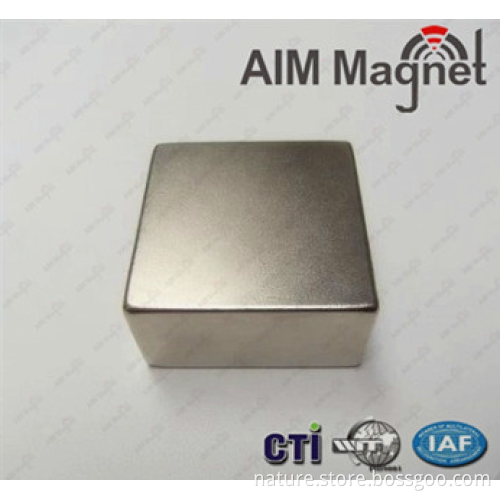 block neodymium 50.8x50.8x25.4mm n40 magnet